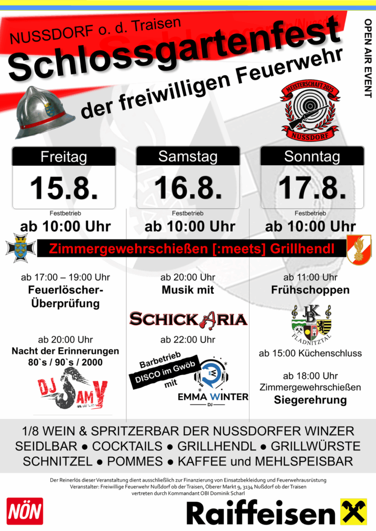 Mehr über den Artikel erfahren Schlossgartenfest 2025